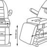 Косметологическая кушетка - Альфа-11, 3 мотора