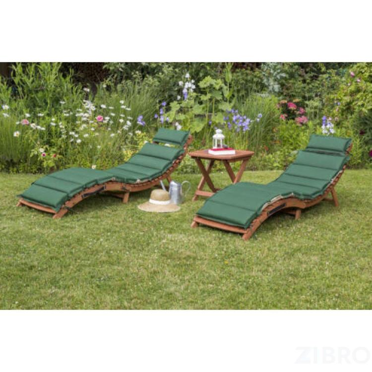 Комплект шезлонги и столик AFM-803A-T133 Beige-Green (2+1)