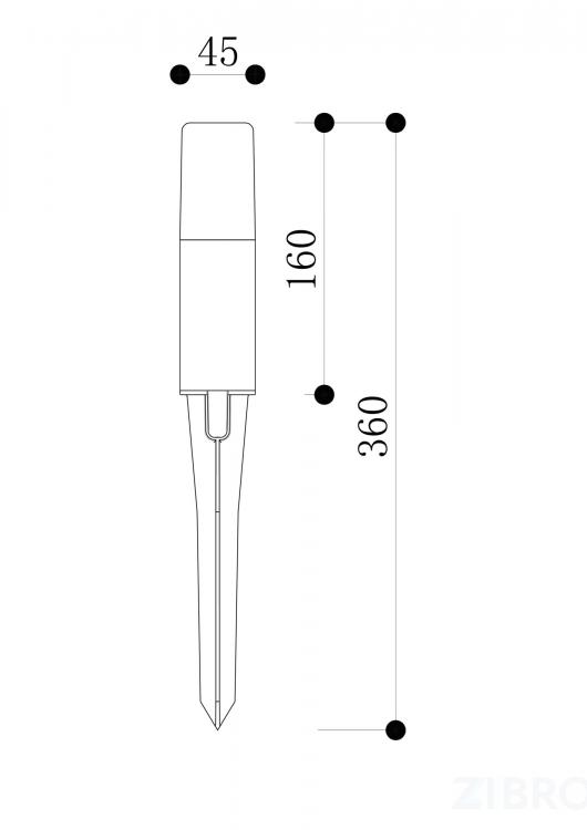 Ландшафтный светильник Outdoor O416FL-L3B3K