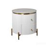 77IP-GD009-TUMB/1 Тумбочка 2 ящика с мраморной столешницей d51*55см