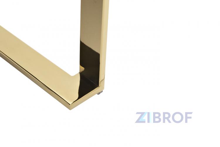Тумбочка Golden Prism коричневая/золото