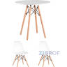 Eames D70, 2 стула Eames DSW белые