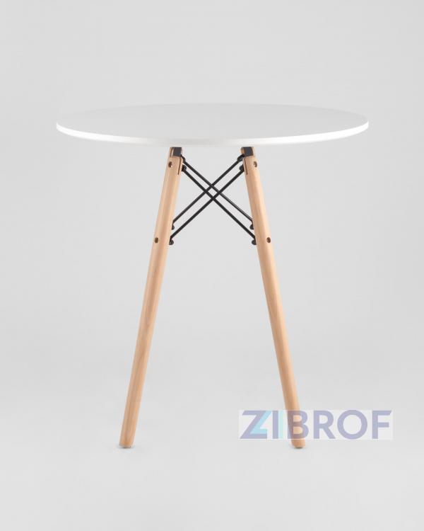 Eames D70, 2 стула Eames DSW белые