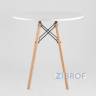 Eames D70, 2 стула Eames DSW белые