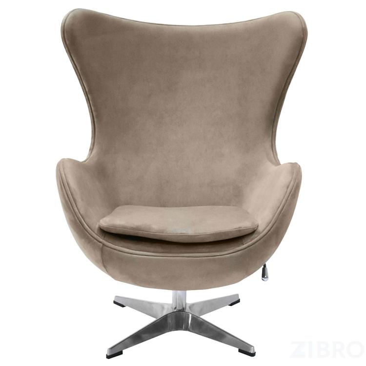 Кресло EGG STYLE CHAIR латте, искусственная замша