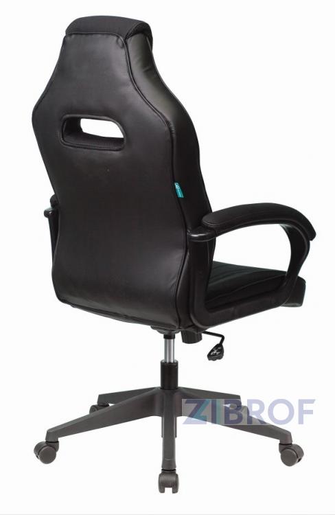 компьютерное игровое Бюрократ VIKING 3 AERO BLUE черный/синий обивка экокожа/ткань крестовина пл