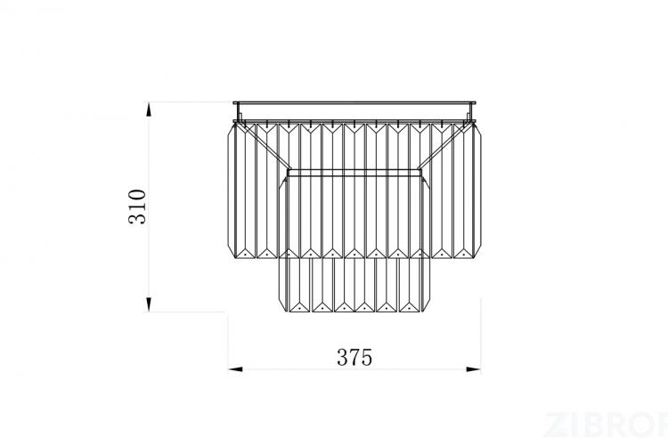15-B6901-2NI Бра 35*17*28см