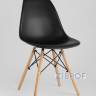 Eames стол черный диаметр 80 см, 2 стула Eames DAW черные