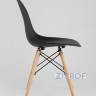 Eames стол черный диаметр 80 см, 2 стула Eames DAW черные