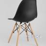 Eames стол черный диаметр 80 см, 2 стула Eames DAW черные