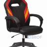 компьютерное игровое Бюрократ VIKING 3 AERO RED черный/красный обивка экокожа/ткань крестовина п