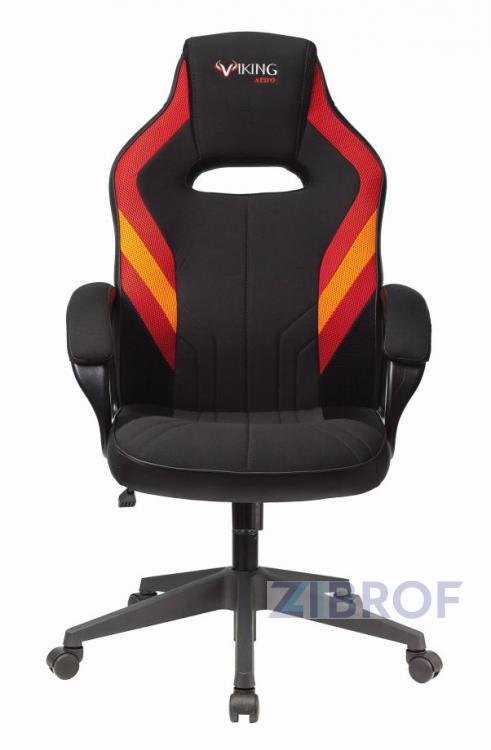 компьютерное игровое Бюрократ VIKING 3 AERO RED черный/красный обивка экокожа/ткань крестовина п