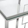 47ED-CST067 Консоль прозр.стекло/хром 120*40*78см