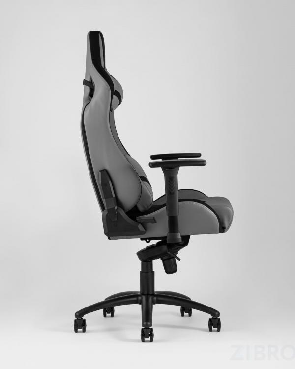 компьютерное TopChairs Racer Premium серое геймерское