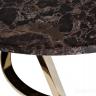 33FS-CT20C05-PG Стол журнальный Dark Emperador  d100*40,6см