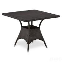 Стол из иск. ротанга T190BD-W52-90х90 Brown (декинг)