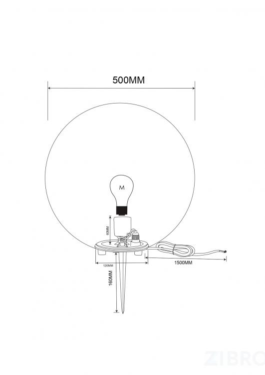 Ландшафтный светильник Outdoor O594FL-01W1