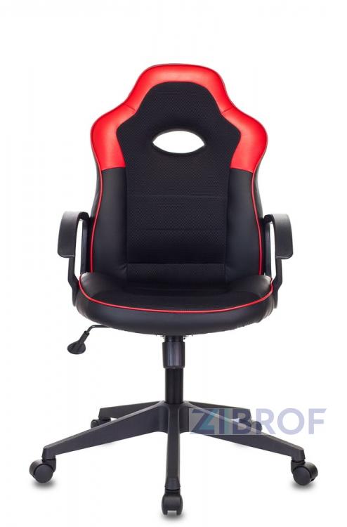 компьютерное игровое Бюрократ VIKING-11/BL-RED черный/красный обивка экокожа/ткань крестовина пл
