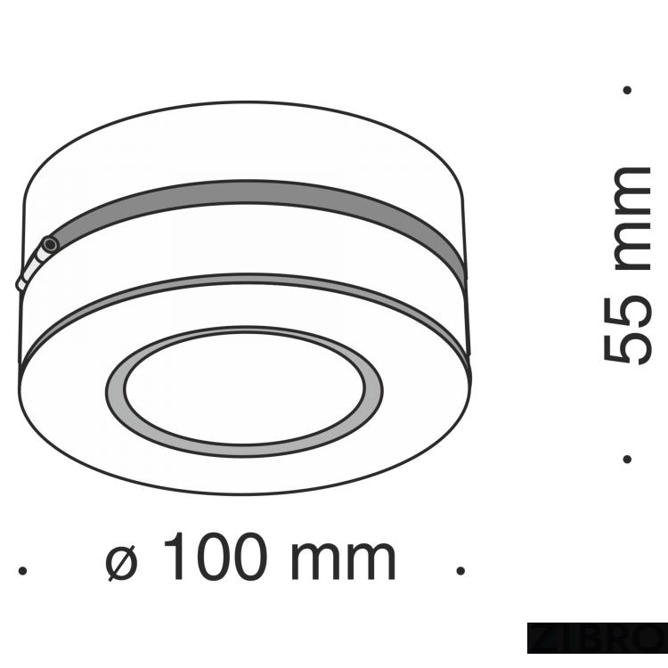 Потолочный светильник Technical C022CL-L12W4K