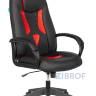 Кресло игровое Бюрократ VIKING-8N/BL-RED черный/красный искусственная кожа геймерское