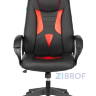 Кресло игровое Бюрократ VIKING-8N/BL-RED черный/красный искусственная кожа геймерское
