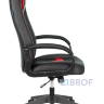 Кресло игровое Бюрократ VIKING-8N/BL-RED черный/красный искусственная кожа геймерское