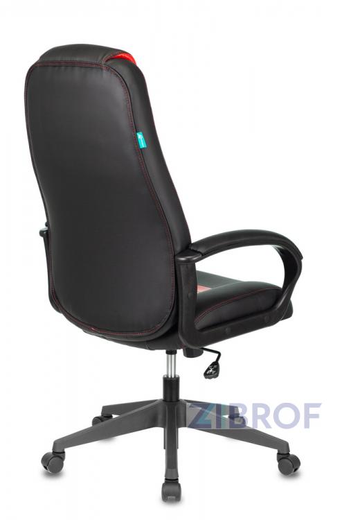 Кресло игровое Бюрократ VIKING-8N/BL-RED черный/красный искусственная кожа геймерское