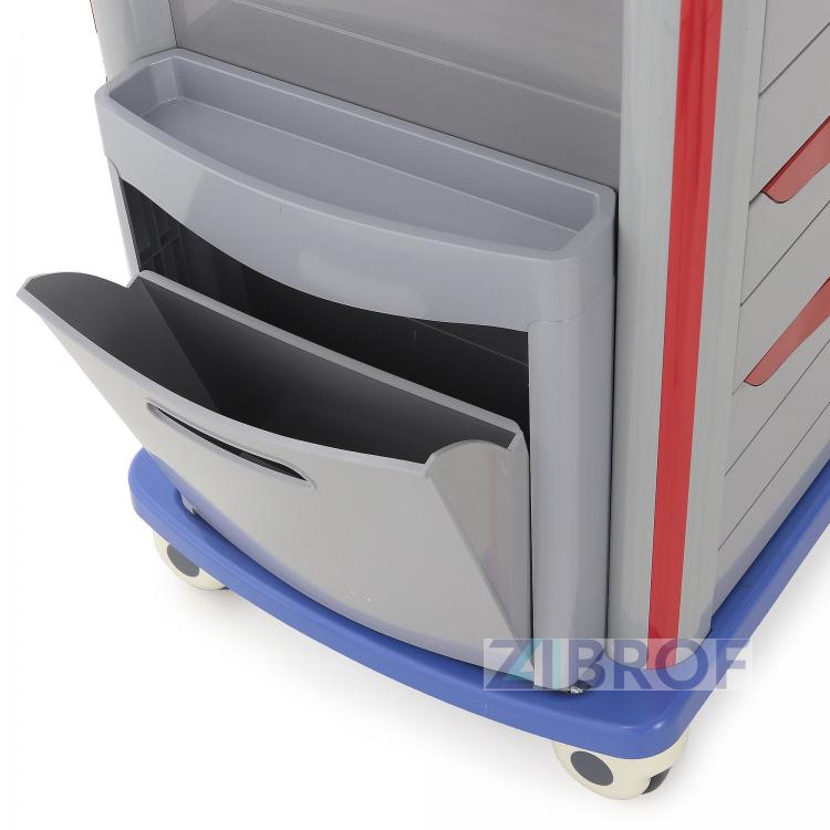 Тележка медицинская ЕТ850-01 (ТМ-020АН-00)