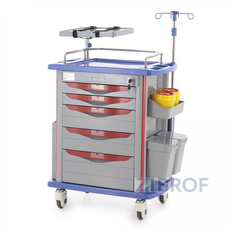 Тележка медицинская ЕТ850-01 (ТМ-020АН-00)