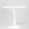 Tulip, стол 80 см, 2 стула Eames DSW белые