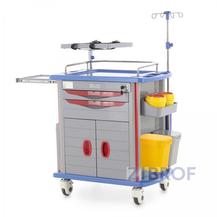 Тележка медицинская ЕТ850-02 (ТМ-021АН-00)