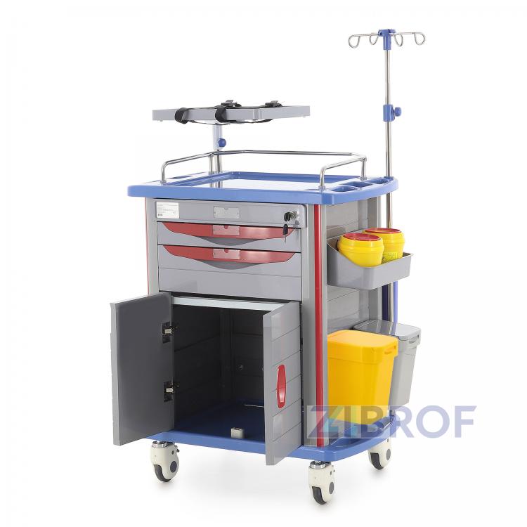 Тележка медицинская ЕТ850-02 (ТМ-021АН-00)