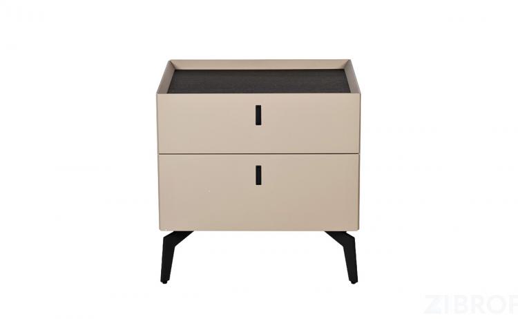 77IP-NS817/1 Тумбочка с двумя ящиками светлая 50*43,5*50см