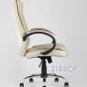 TopChairs Atlant офисное бежевое обивка экокожа, механизм качания Top Gun