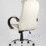 TopChairs Atlant офисное бежевое обивка экокожа, механизм качания Top Gun
