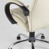 TopChairs Atlant офисное бежевое обивка экокожа, механизм качания Top Gun