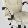 TopChairs Atlant офисное бежевое обивка экокожа, механизм качания Top Gun