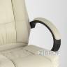 TopChairs Atlant офисное бежевое обивка экокожа, механизм качания Top Gun