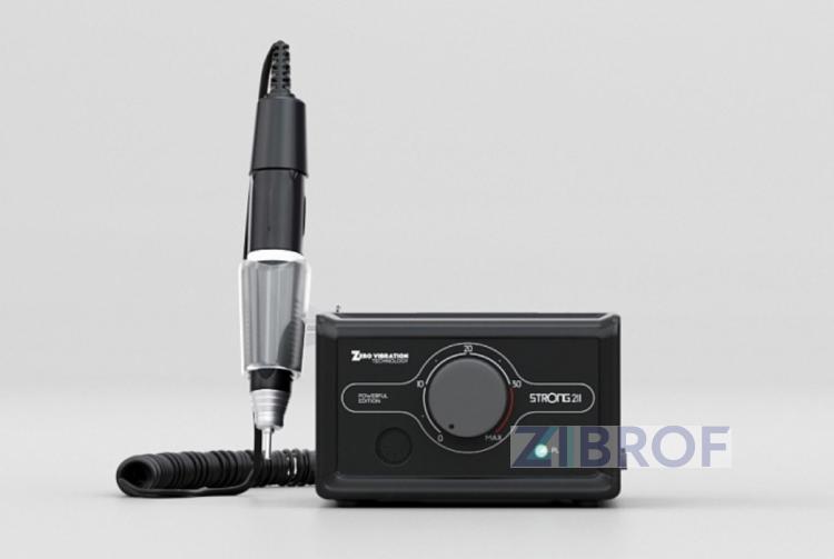 Аппарат для маникюра Strong 211/H400RU Black Edition (с педалью в коробке)