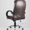 Компьютерное кресло TopChairs Atlant офисное коричневое обивка экокожа, механизм качания Top Gun коричневый