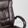 Компьютерное кресло TopChairs Atlant офисное коричневое обивка экокожа, механизм качания Top Gun коричневый