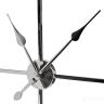 79MAL-5761-76NI Часы настенные цвет хром d76см