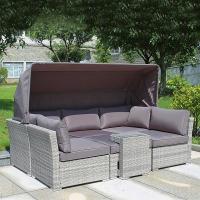 Комплект мебели из иск. ротанга AFM-320G Grey