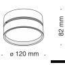 Потолочный светильник Technical C024CL-L18W