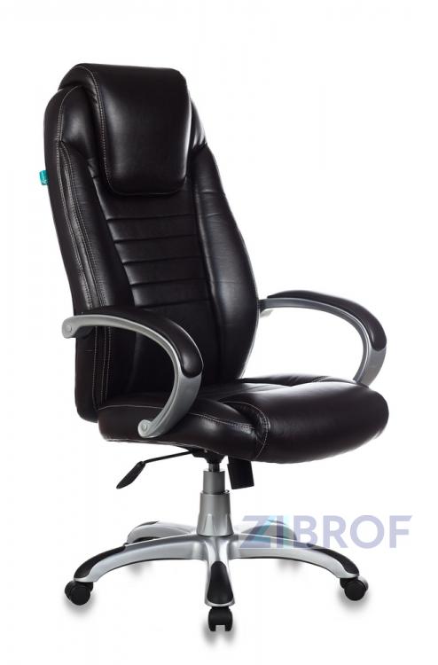 для руководителя офисное Бюрократ T-9923/BROWN-PU темно-коричневый Lincoln Brown экокожа