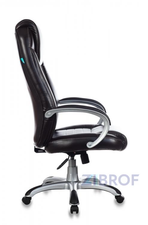 для руководителя офисное Бюрократ T-9923/BROWN-PU темно-коричневый Lincoln Brown экокожа