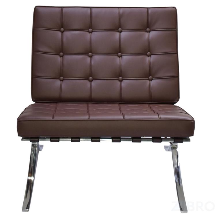 Кресло BARCELONA CHAIR коричневый