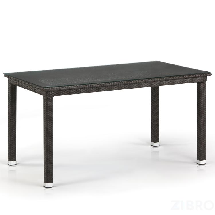 Стол из иск. ротанга T256A-W53-140x80 Brown