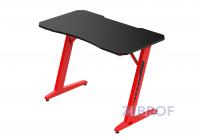 Стол геймерский компьютерный игровой для геймеров TopChairs Arena красный