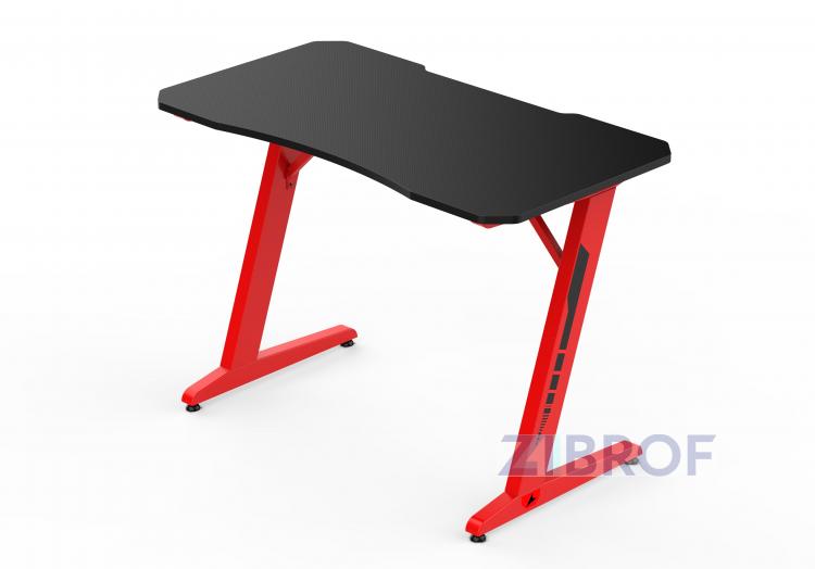 Стол геймерский компьютерный игровой для геймеров TopChairs Arena красный